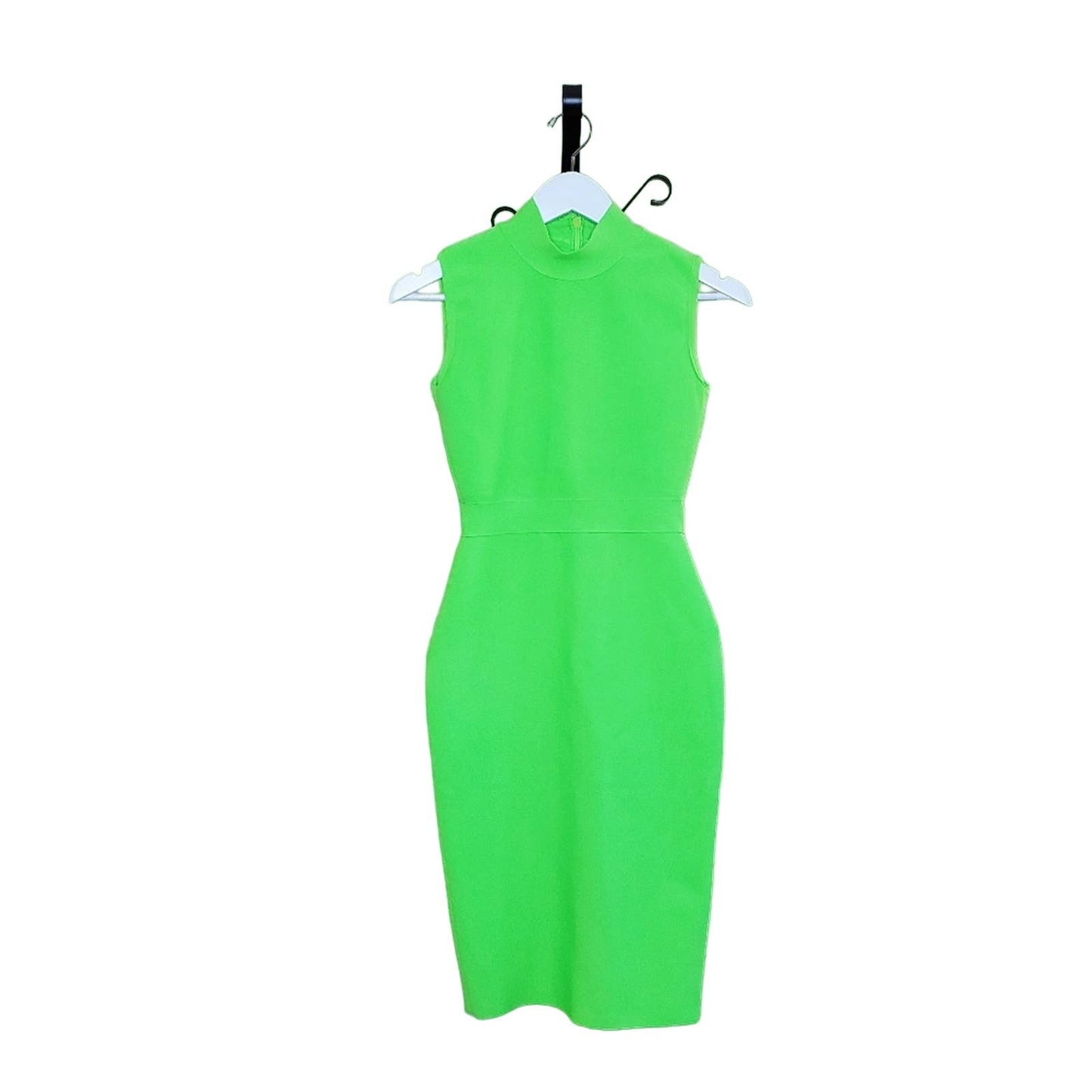 NWOT Bodycon Neon Green Dress, Small