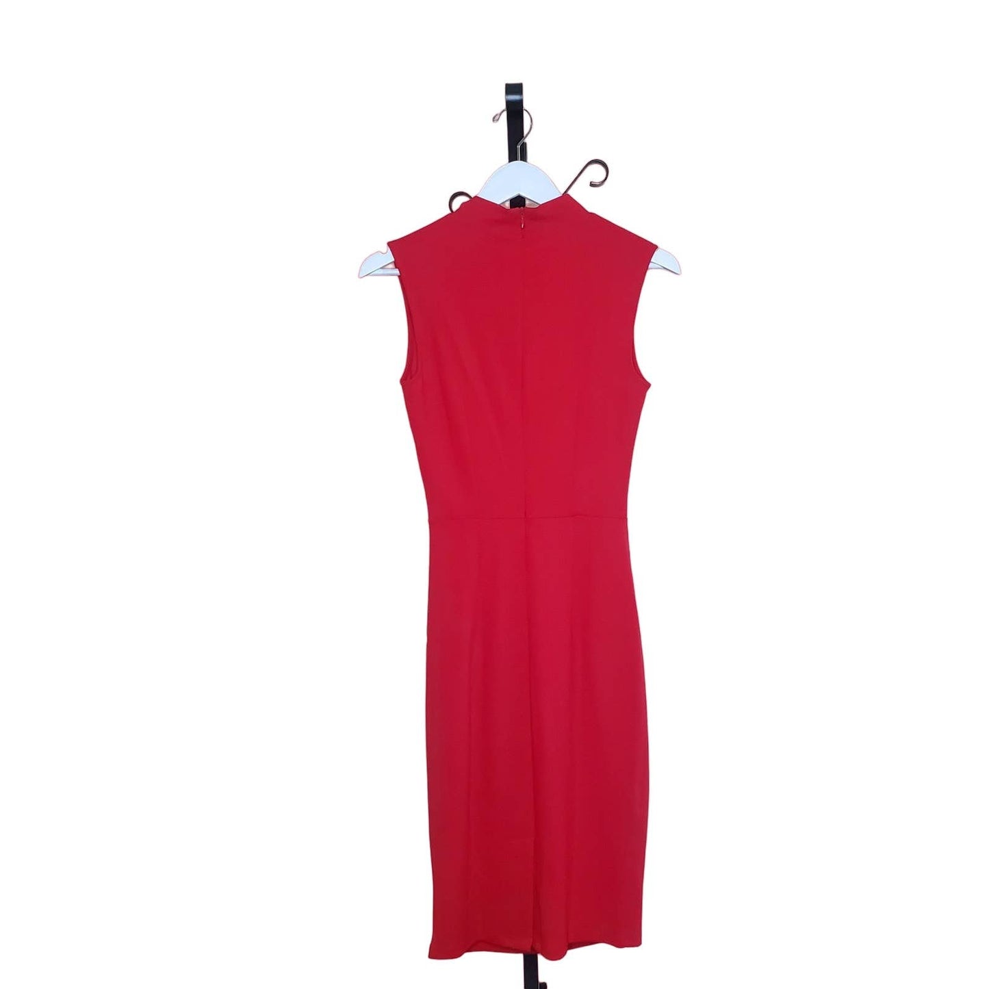 NEW Miusol Red Women's 1950's Style Ruffle Cocktail Pencil Dress, Size Small