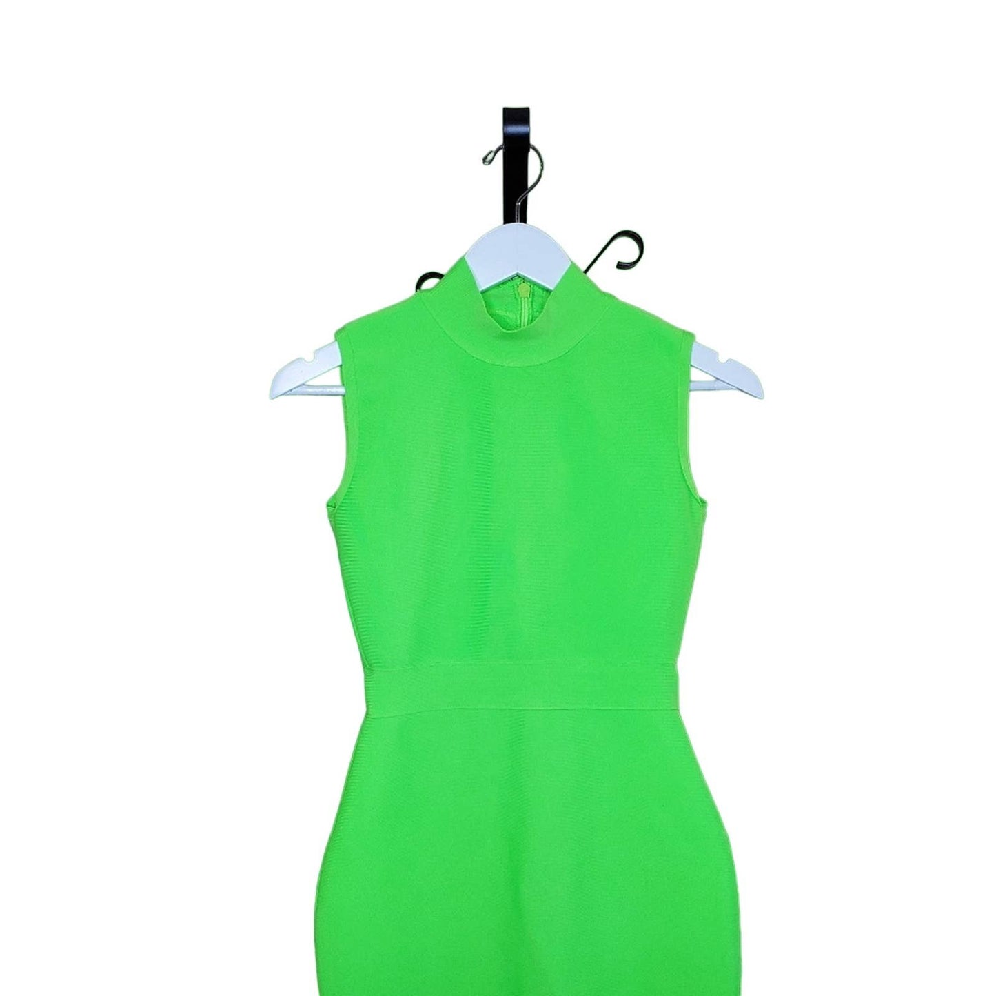 NWOT Bodycon Neon Green Dress, Small